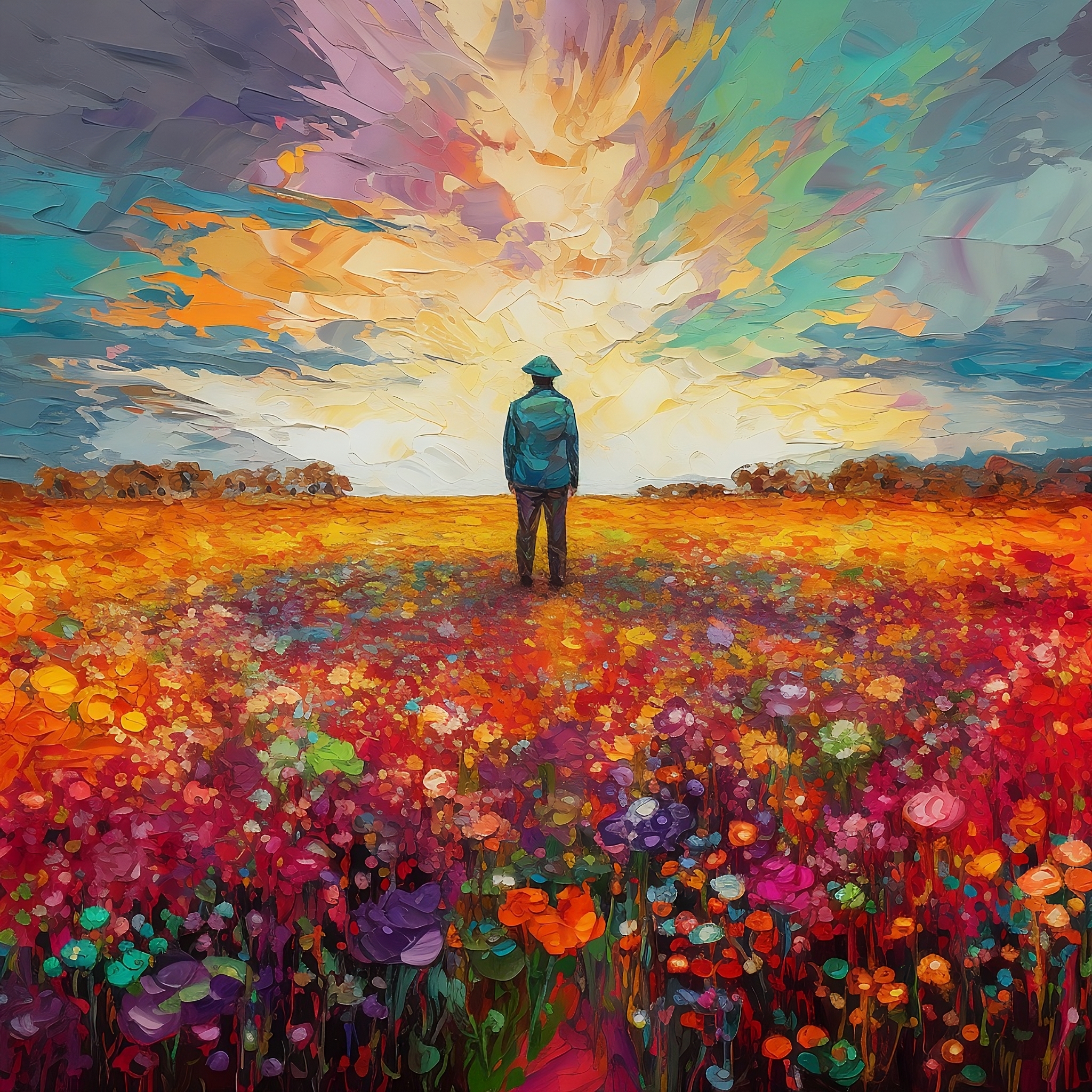 Bloemenveld - Afbeelding 2